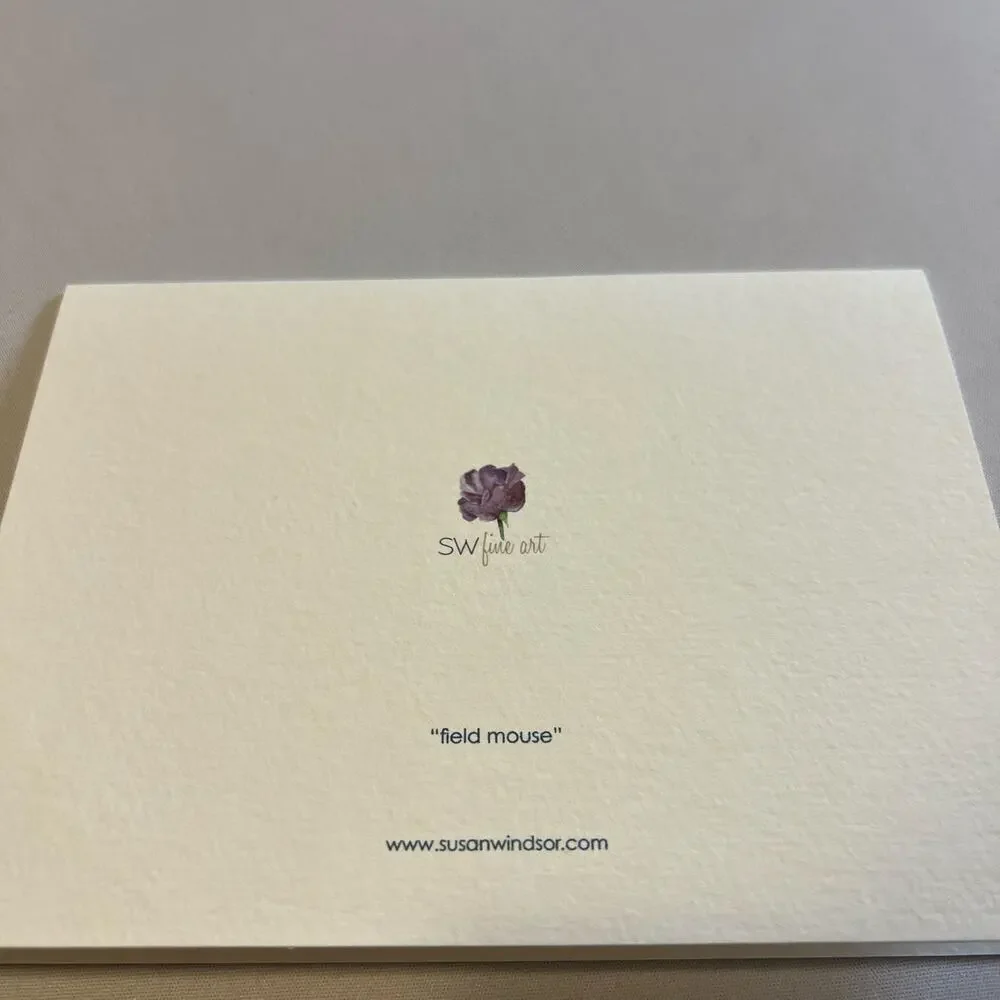Susan Windsor | Fine Art Animal Print Stationery Set - 4 Blank Cards